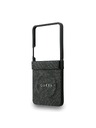 Guess Guess PU Leather 4G Colored Ring Magnetic Zadnji Poklopac za Samsung Galaxy Z Flip 7 Black
