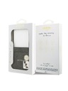 Guess Guess PU Leather 4G Colored Ring Magnetic Zadnji Poklopac za Samsung Galaxy Z Flip 7 Black
