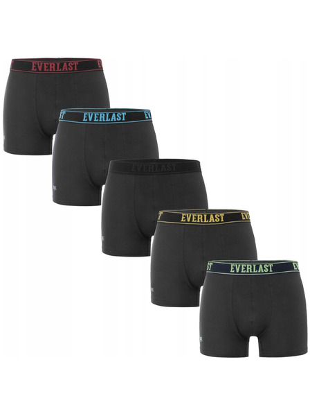 Everlast Set od pet - muške bokserice Everlast crne