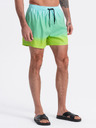 Ombre Clothing Tirkizne muške Ombre kupaće kratke hlače Ombre Odjeća V19 OM-SRBS-0125