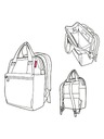 Reisenthel Sivi melange Reisenthel Allrounder R Twist ruksak
