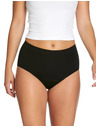 Love Luna Menstrualne gaće Love Luna Seamfree Full Brief crne