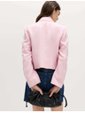 Marks & Spencer Dvoredan blazer slobodnog kroja s sadržajem lana Marks & Spencer ružičasta