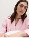 Marks & Spencer Dvoredan blazer slobodnog kroja s sadržajem lana Marks & Spencer ružičasta