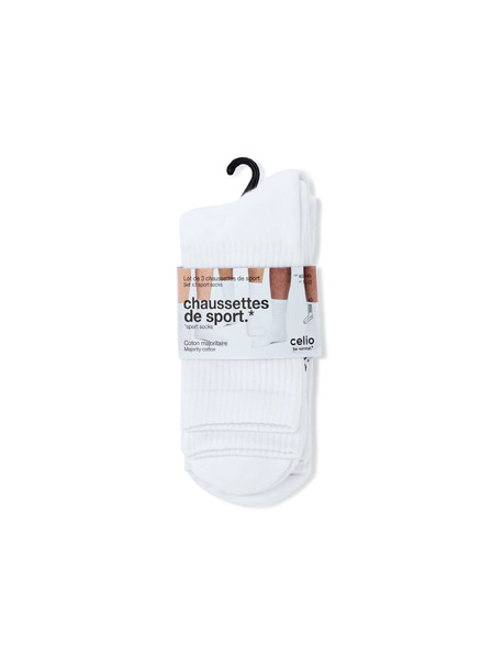 Celio Set od 3 para visokih čarapa Lisospor3c