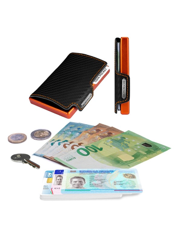 Mondraghi Novčanik Mondraghi Racing Carbon Orange