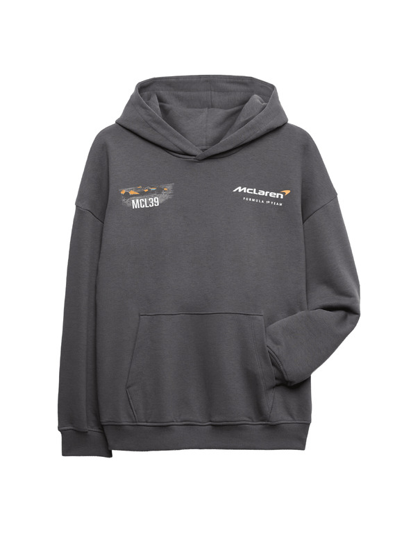Marks & Spencer Hoodie s grafikom McLaren™ i visokim sadržajem pamuka (2-16 godina) Marks & Spencer siva