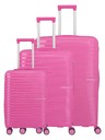 Travelite Set putnih koffera Travelite Pacific S,M,L Pink