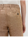Marks & Spencer Chino šortke, od mješavine lana Marks & Spencer smeđa