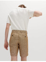Marks & Spencer Chino šortke, od mješavine lana Marks & Spencer smeđa