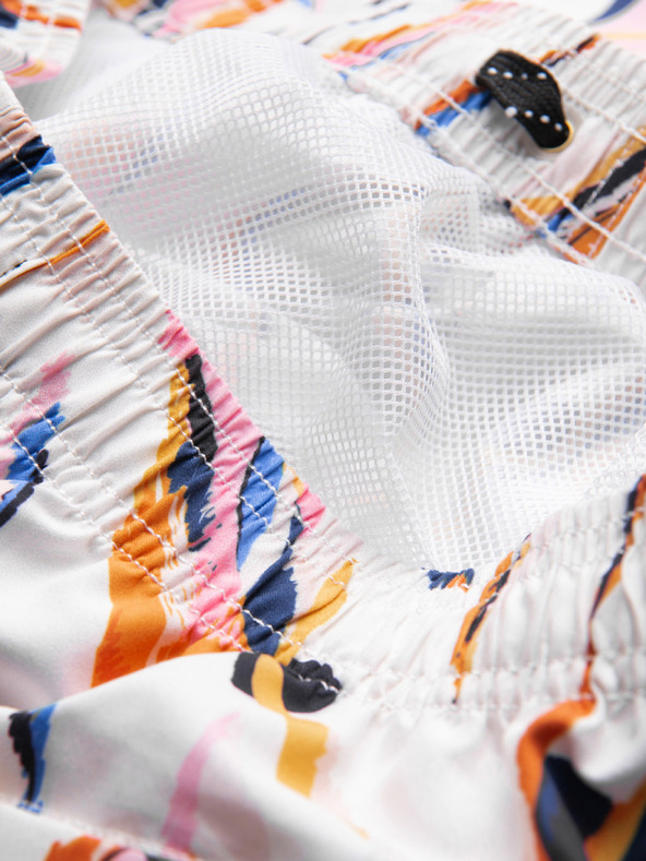 Ombre Clothing Narančasto-bijeli muški kupaći kostimi s uzorkom Ombre Clothing