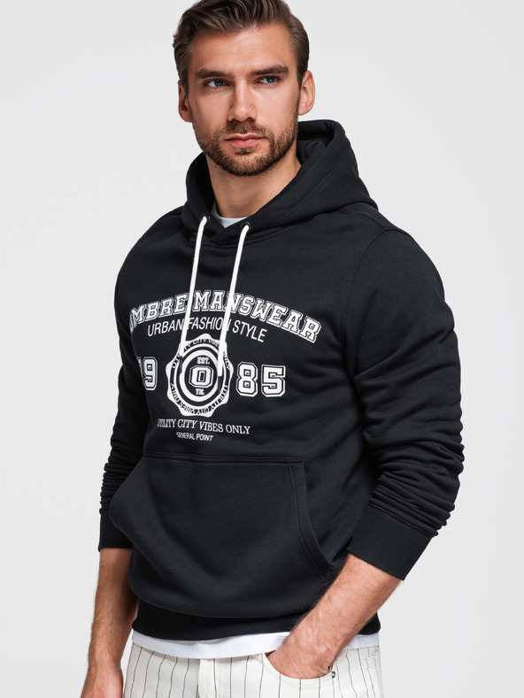 Ombre Clothing Muška majica s klokanom i Ombre Clothing printom