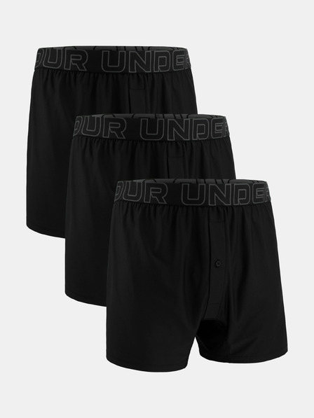 Under Armour Muške bokserice Under Armour M UA Lounge Tech Mesh Boxer 6in (3 komada)