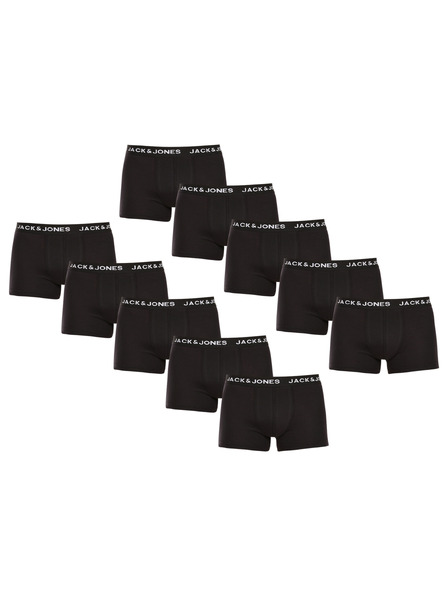 Jack & Jones Set od deset - muške bokserce Jack and Jones crne