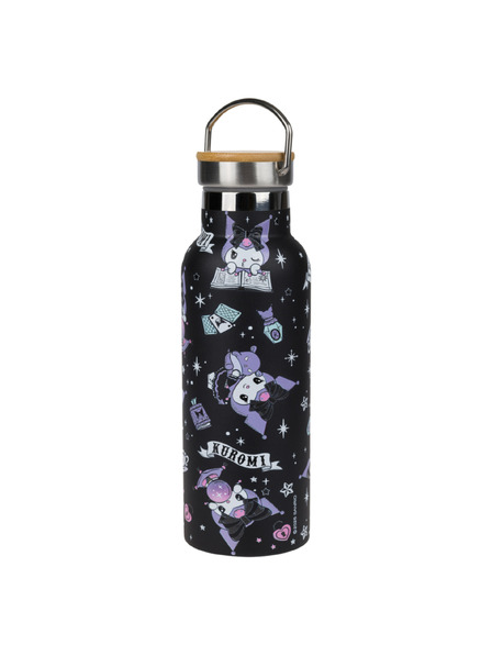 BAAGL  BAAGL Termoboca sa bambusovim poklopcem Kuromi Fortune Dream, 500 ml