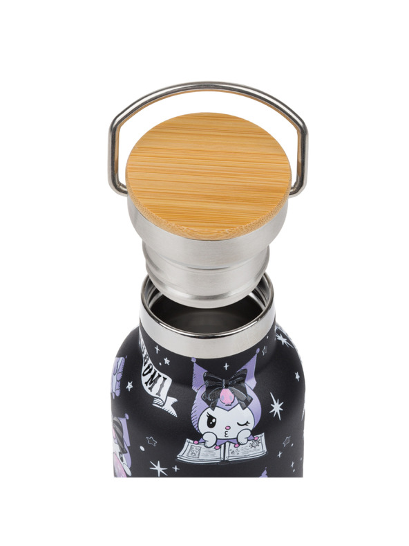 BAAGL  BAAGL Termoboca sa bambusovim poklopcem Kuromi Fortune Dream, 500 ml