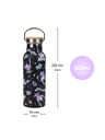 BAAGL  BAAGL Termoboca sa bambusovim poklopcem Kuromi Fortune Dream, 500 ml