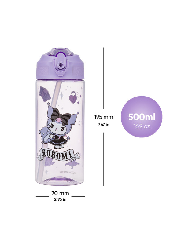 BAAGL  BAAGL Tritanova boca za piće sa slamkom Kuromi Fortune Dream, 500 ml