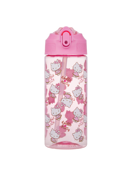 BAAGL  BAAGL Tritanova boca za piće sa slamkom Hello Kitty Sweet Leopard, 500 ml