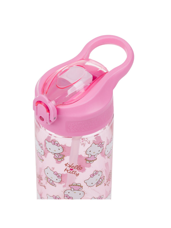 BAAGL  BAAGL Tritanova boca za piće sa slamkom Hello Kitty Sweet Leopard, 500 ml