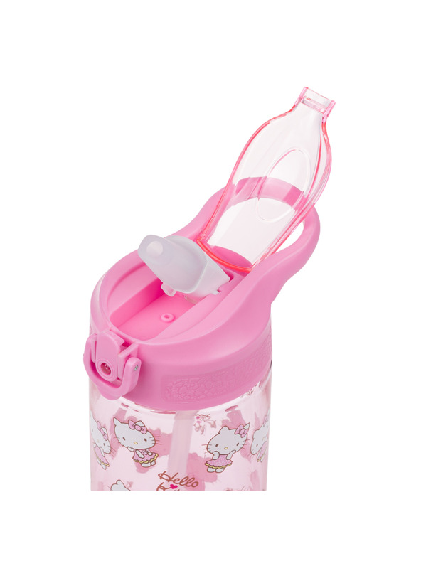 BAAGL  BAAGL Tritanova boca za piće sa slamkom Hello Kitty Sweet Leopard, 500 ml