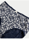 Marks & Spencer Kratke gaćice visokog struka s printom, od pamuka Lycra™, 5 kom. Marks & Spencer siva