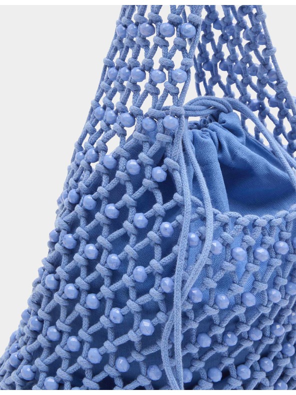 Marks & Spencer Ručna torba s koraljima Macrame Marks & Spencer plava