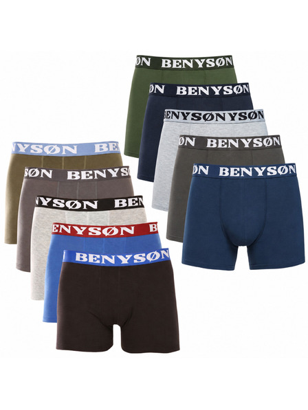 Benysøn Set od deset - muške boksarice Benysøn višebojne (4001/4002)