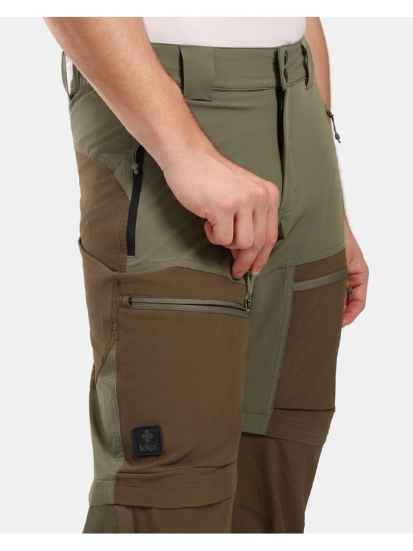 Kilpi Muške outdoor skidive hlače Kilpi HOSIO-M Khaki