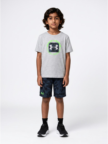 Under Armour Dječački set Under Armour UA PRINTED SS SHORT SET-GRY