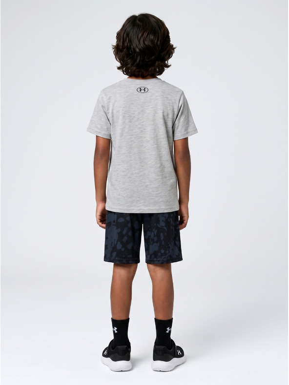 Under Armour Dječački set Under Armour UA PRINTED SS SHORT SET-GRY