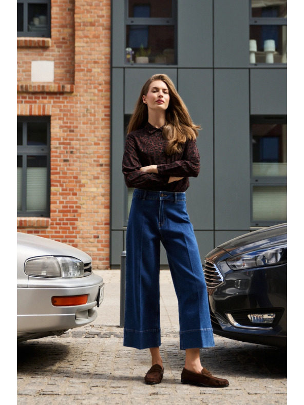 Moodo Culotte traperice tamno plave Moodo