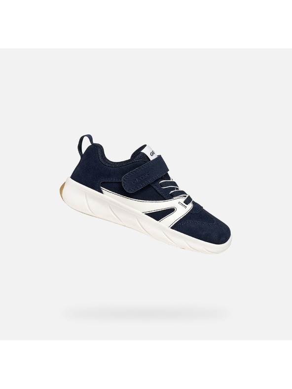 Geox Tamnomodre dječje barefoot tenisice Geox Foot-run
