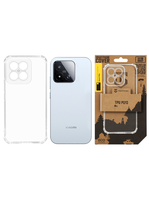Tactical Tactical TPU Plyo Zaštita za Xiaomi 17 Max Transparent