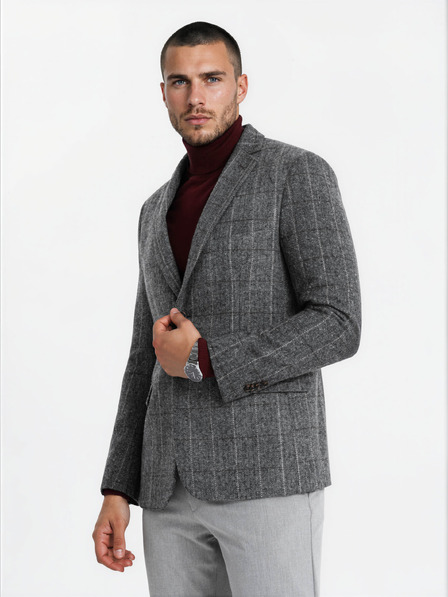 Ombre Clothing Sako M166 – sivo Ombre Clothing