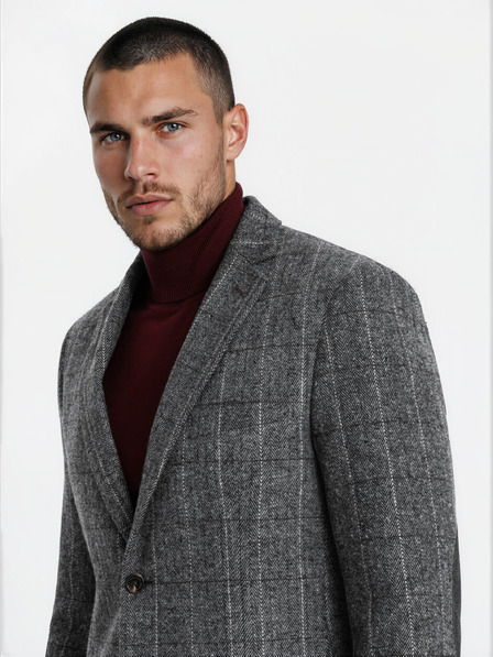 Ombre Clothing Sako M166 – sivo Ombre Clothing