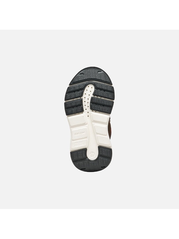 Geox Tamno smeđa dječja gležnjača Geox Flexyper Mini
