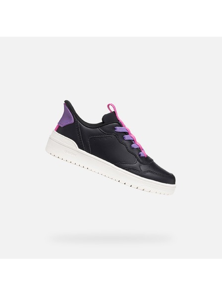 Geox Crne dječje tenisice Geox Washiba Fast In