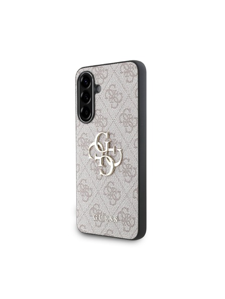 Guess Guess PU 4G Metal Logo Stražnja krovna zaštita za Samsung Galaxy A36 Pink