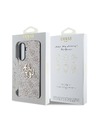 Guess Guess PU 4G Metal Logo Stražnja krovna zaštita za Samsung Galaxy A36 Pink