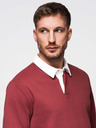 Ombre Clothing Ombre Clothing Muška majica s vinski ovratnikom