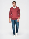 Ombre Clothing Ombre Clothing Muška majica s vinski ovratnikom