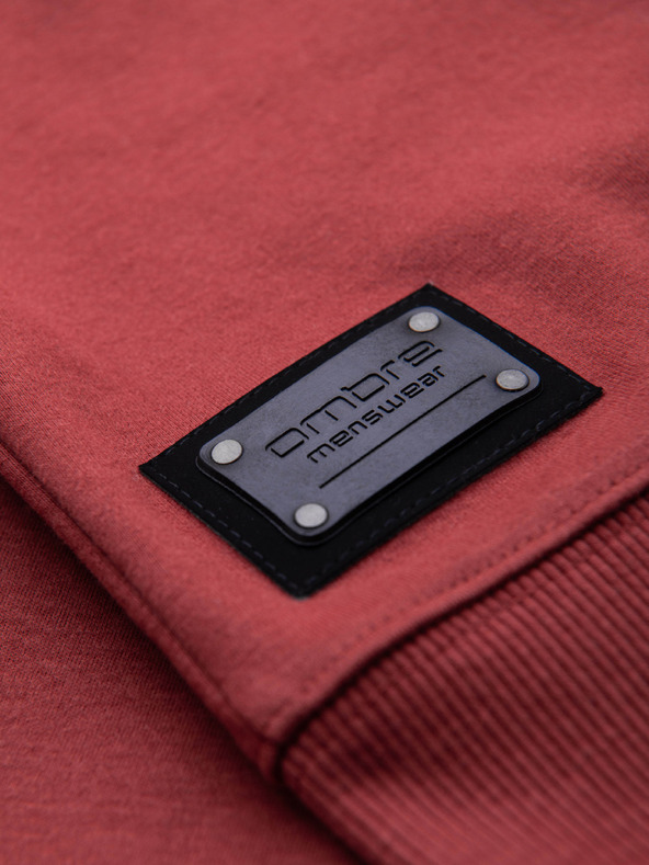 Ombre Clothing Ombre Clothing Muška majica s vinski ovratnikom