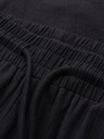Ombre Clothing Lagane muške strukturirane pamučne hlače – crna V2 OM-PACP-0312 Ombre Clothing