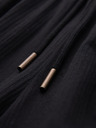 Ombre Clothing Lagane muške strukturirane pamučne hlače – crna V2 OM-PACP-0312 Ombre Clothing