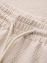 Ombre Clothing Muške pamučne hlače strukturiranog kroja REGULAR FIT – slonovača V2 OM-PACP-0310 Ombre Clothing