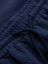 Ombre Clothing Muške kratke hlače od strukturirane pamuke – tamno plave V1 OM-SRCS-0207 Ombre Clothing