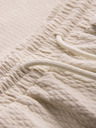 Ombre Clothing Muške kratke hlače od strukturiranog pamuka – kremaste V2 OM-SRCS-0207 Ombre Clothing