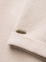 Ombre Clothing Muške kratke hlače od strukturiranog pamuka – kremaste V2 OM-SRCS-0207 Ombre Clothing