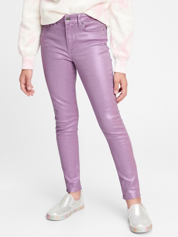 GAP Decje farmerke High Rise Foil Jeggings Stretch GAP